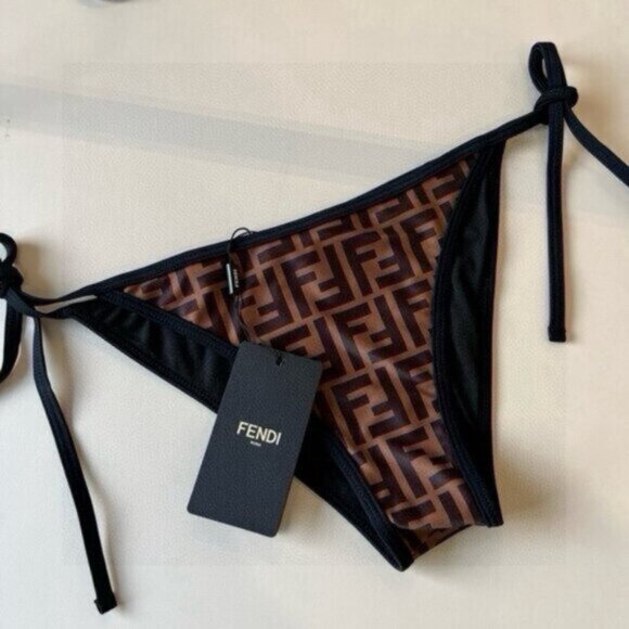 Fendi Monogram Printed Two-Piece Bikini Set - Picture 2 of 8